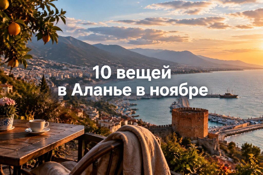 10 вещей, что замечаешь в Аланье в ноябре