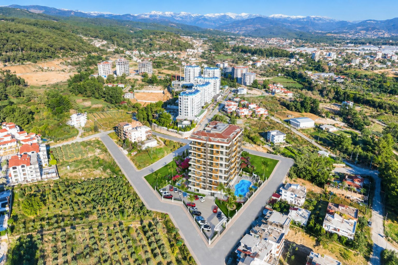 Квартира 1+1 - живописный район Авсаллар